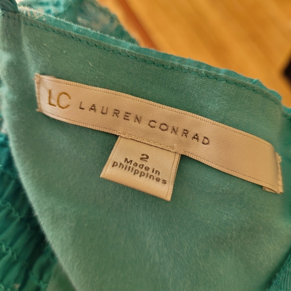 Retro Blue bicycle print cotton summer dress size 2 - Picture 8 of 8